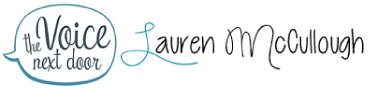 Lauren McCullough Professional Voiceover Talent Header Logo